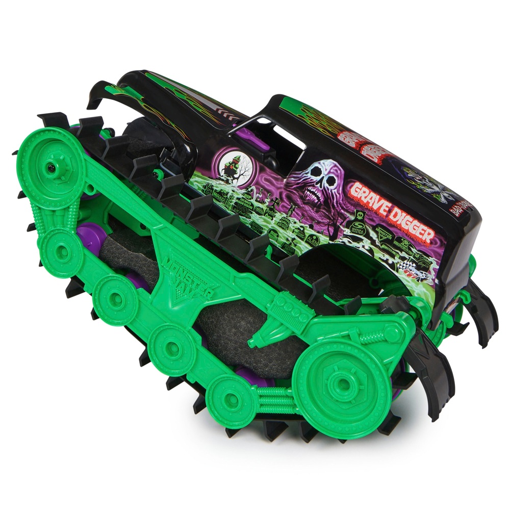 Monster Jam Grave Digger Trax Remote Control Vehicle Smyths Toys UK