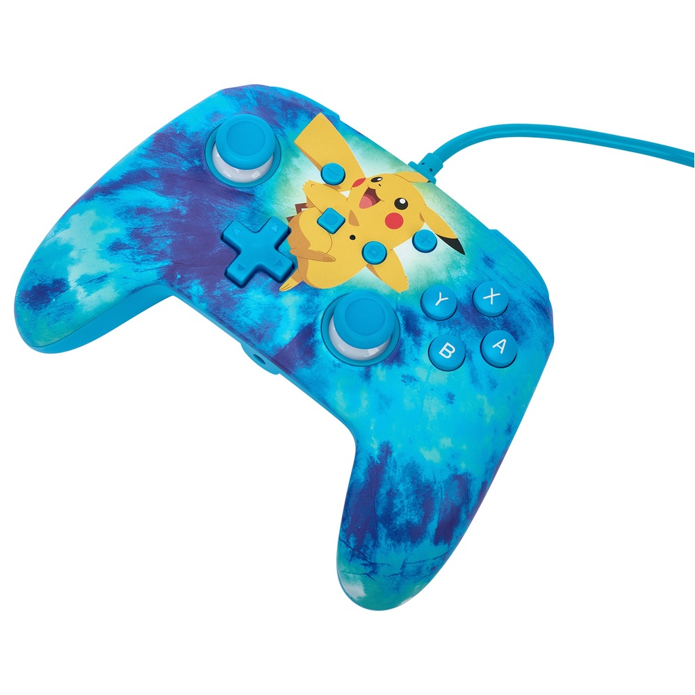 PowerA Enhanced Wired Controller for Nintendo Switch Tie Dye Pikachu