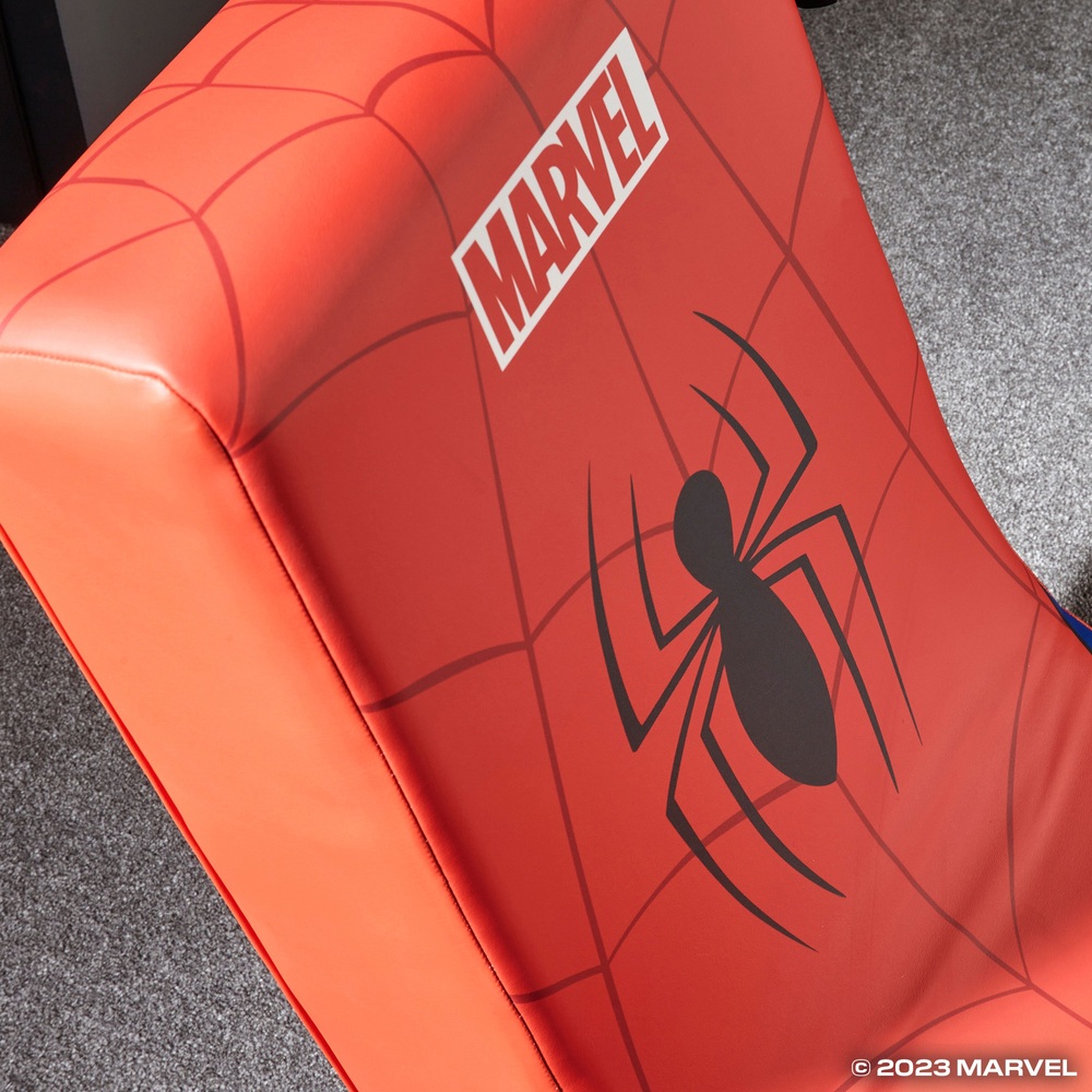 X Rocker Marvel Icon SpiderMan Floor Rocker Gaming Chair Smyths Toys UK