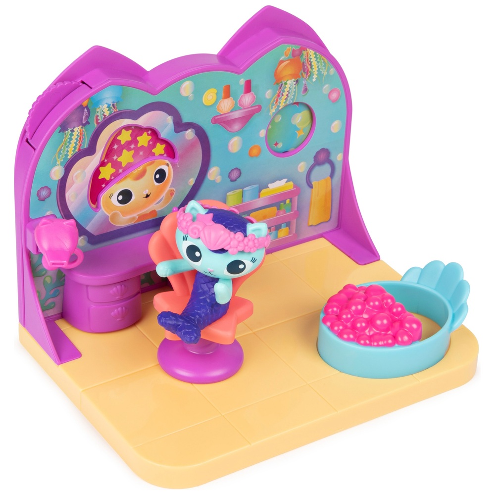 Gabby et la maison magique - Coffret piscine senchationnelle avec figurines  Gabby et Marine poupée