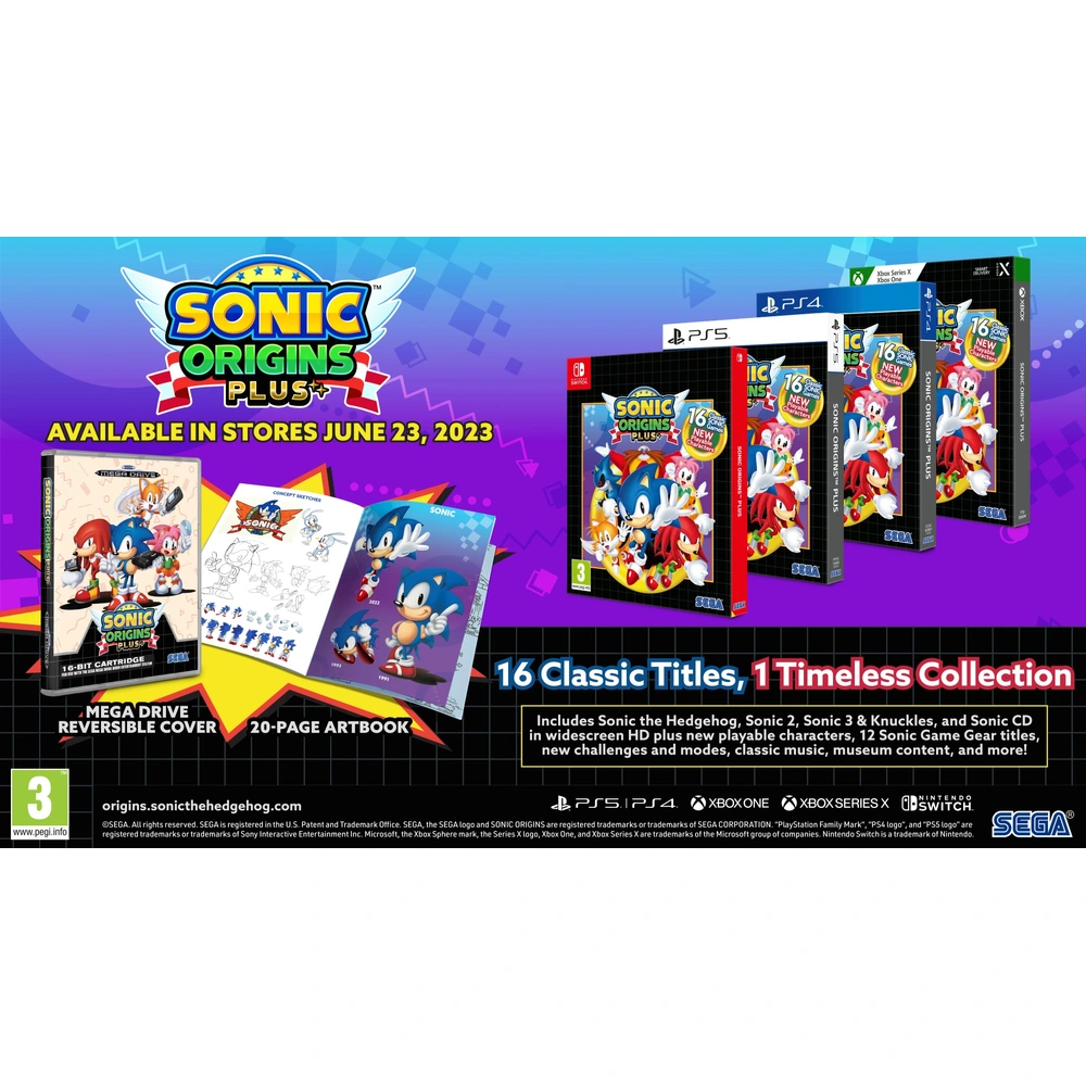 Sonic Origins Plus Nintendo Switch | Smyths Toys UK