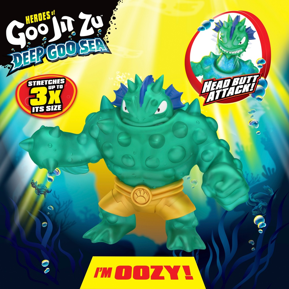 Heroes of Goo Jit Zu Deep Goo Sea Foogoo Hero Pack | Smyths Toys UK