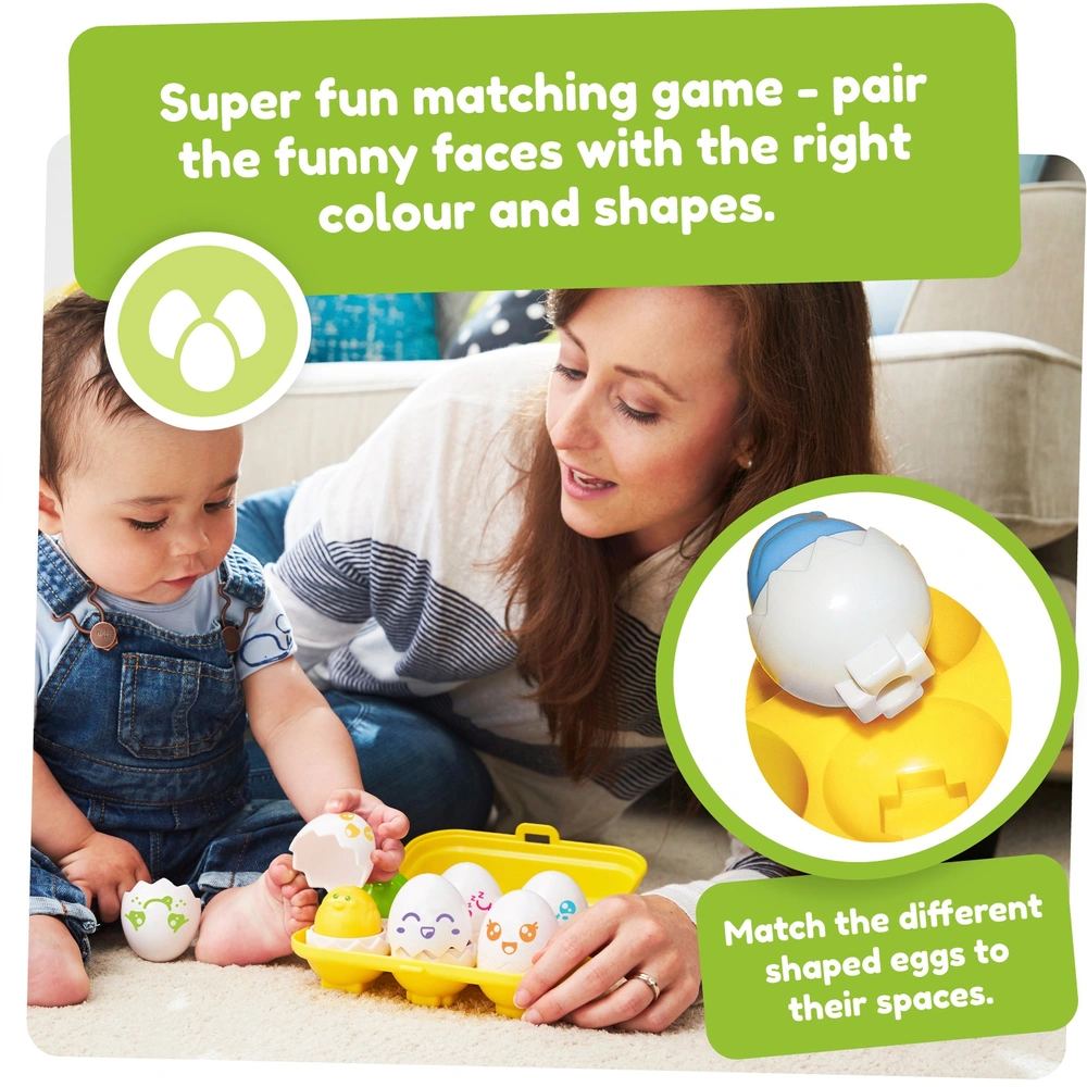 Egg Toddler Toy Kidzlane Count And Match Egg Set: Fun Educational