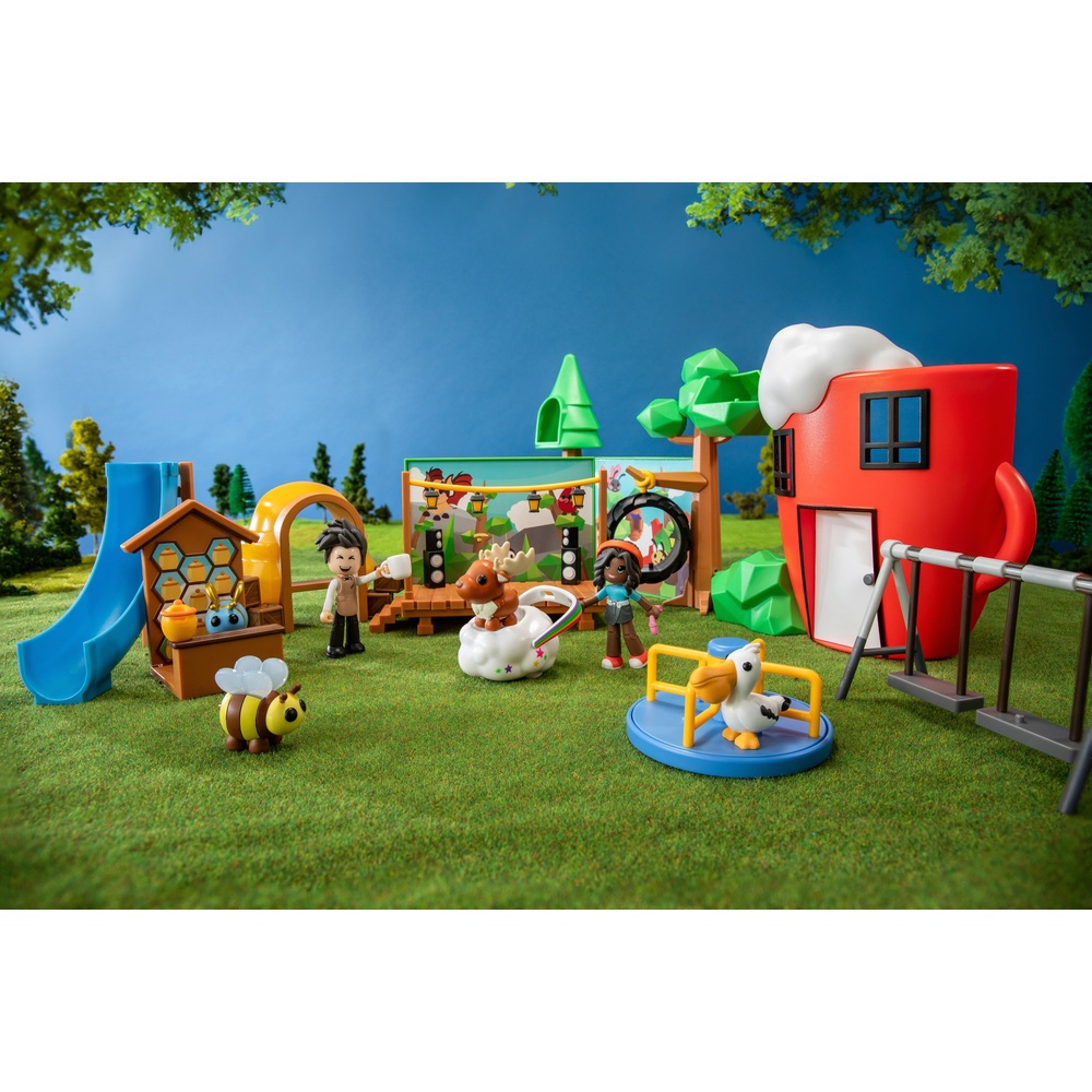 Adopt Me! Coffee Shop and Playground Large Playset - Top Online Game -  Exclusive Virtual Item Code Included - Featuring Your Favorite Pets