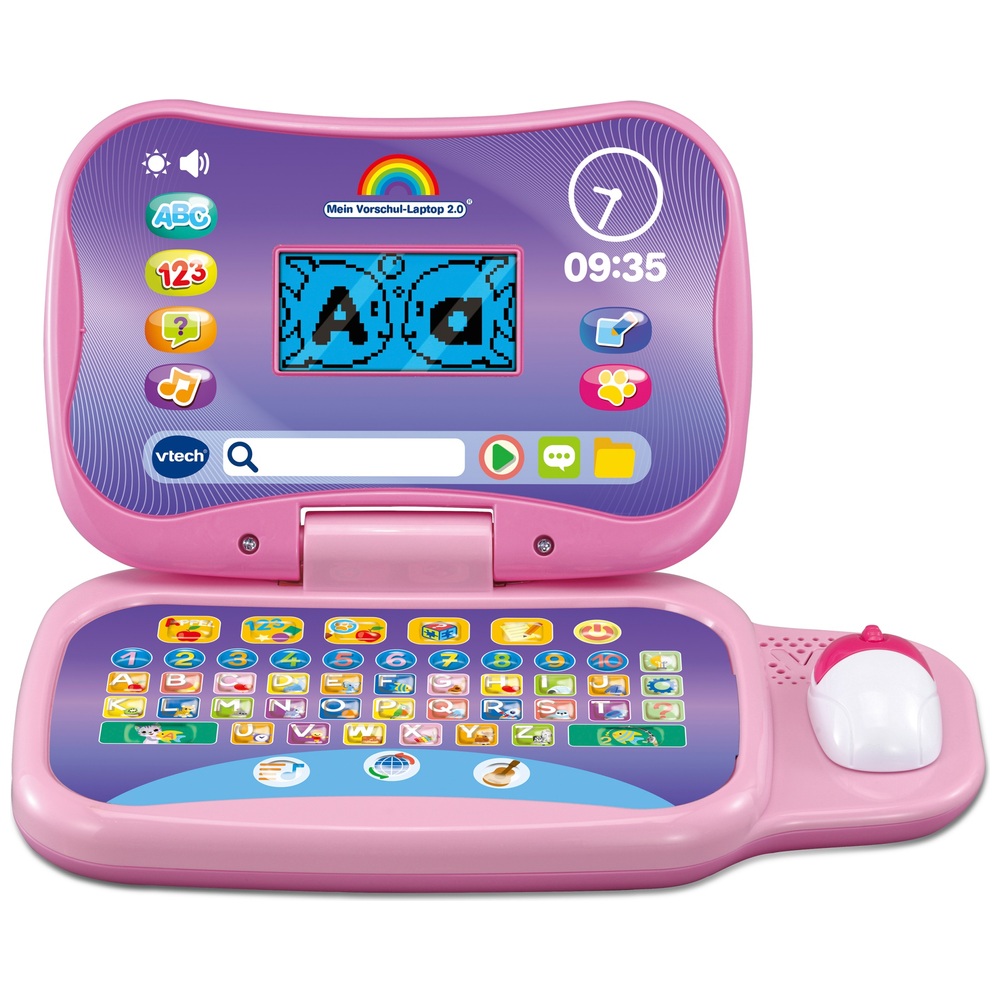 VTech Schulstart Laptop E pink, Toys for children