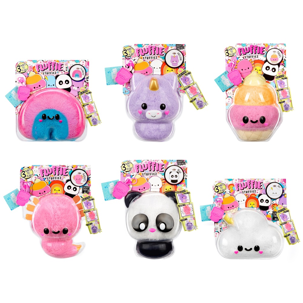 Fluffie Stuffiez Small Collection Plush Toys - Panda - Suprise