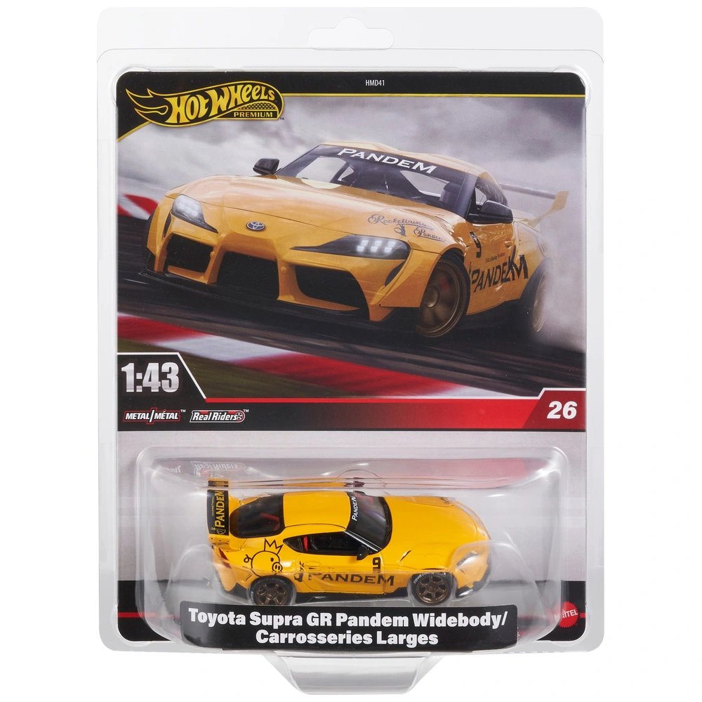Hot Wheels Premium 1:43 Toyota Supra GR Pandem Widebody Die-Cast