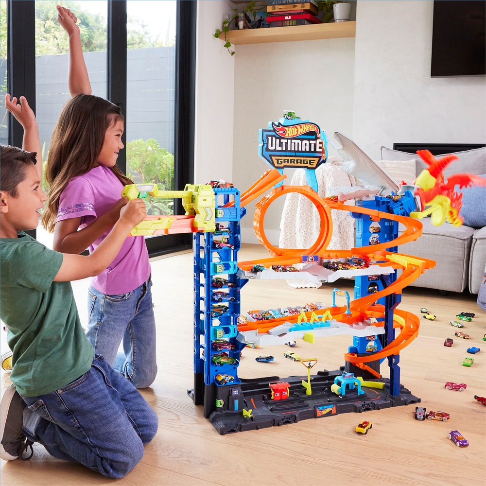 Hot Wheels – jouet de Garage pour enfant de 3 à 8 ans, 4 étages