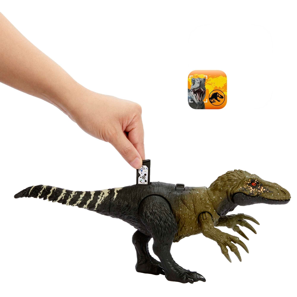 Jurassic World Wild Roar Orkoraptor Dinosaur Toy Figure With Sound Smyths Toys Uk