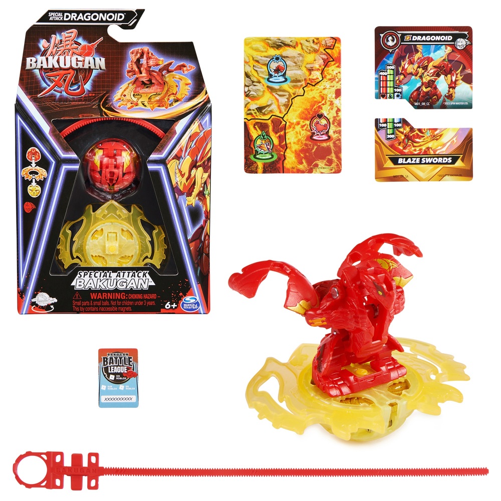 Bakugan Special Attack Dragonoid Customisable Action Figure and Trading  Cards Assortment