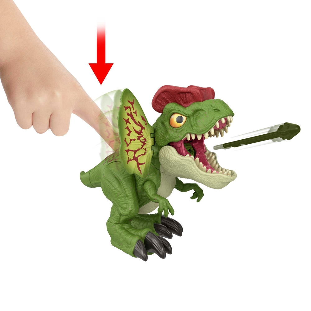 Jurassic World Uncaged Dilophosaurus Dinosaurier Spielzeug Figur mit ...