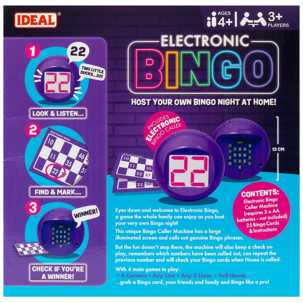 Electronic Bingo Board Game