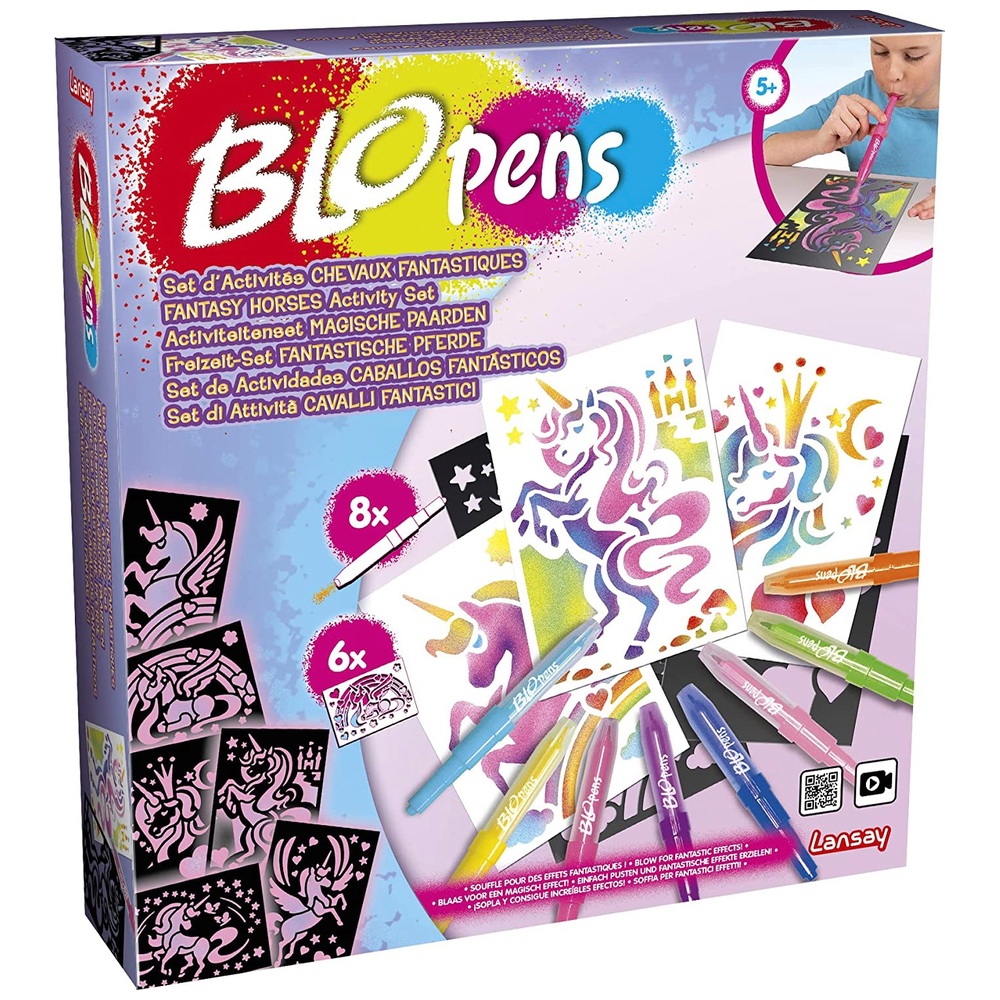 Blopens - Super Centre d'Activités- Dessins et Coloriages - Dès 5 ans -  Lansay : : Jeux et Jouets