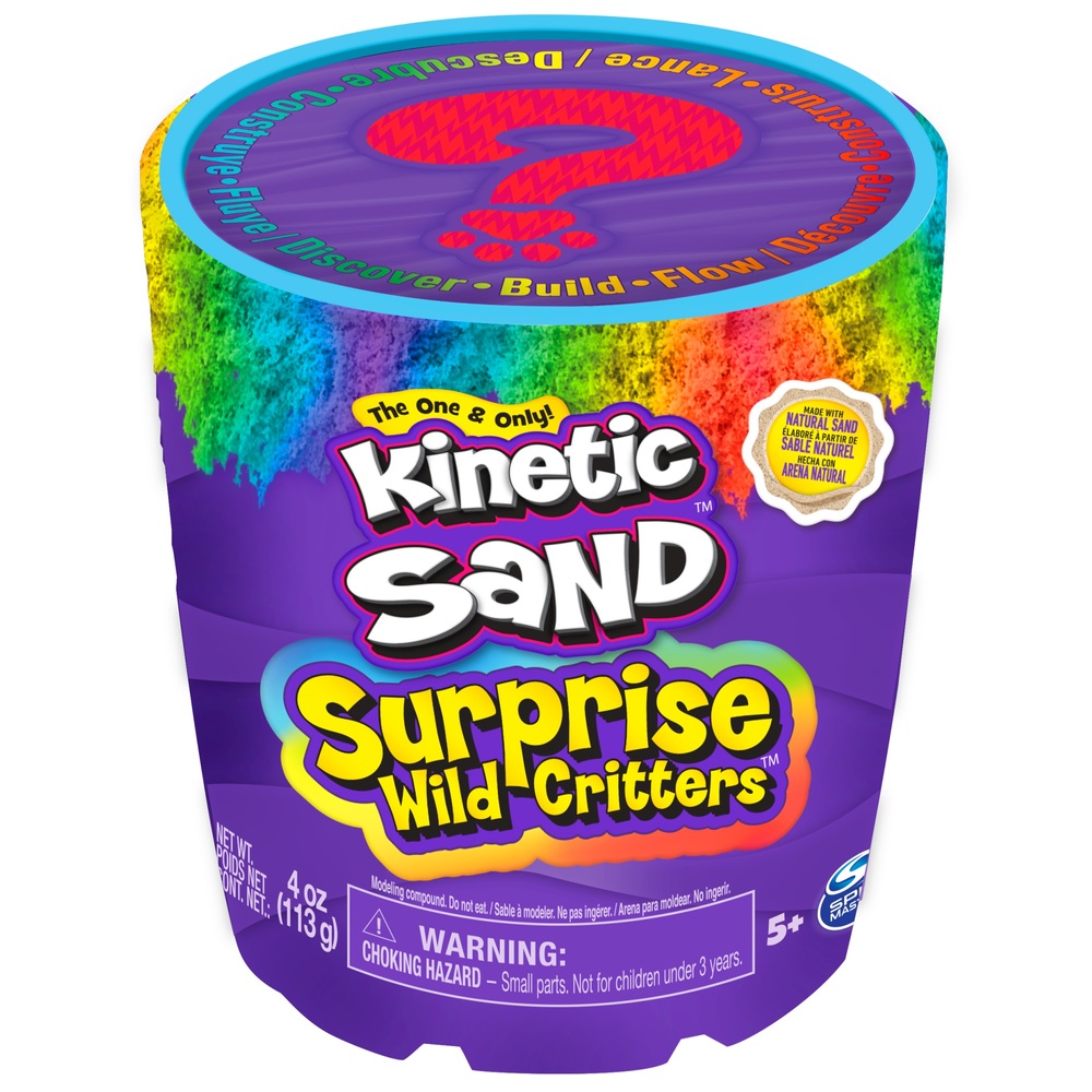 Kinetic Sand Surprise mit 113 g Kinetic Sand, Tierfigur und
