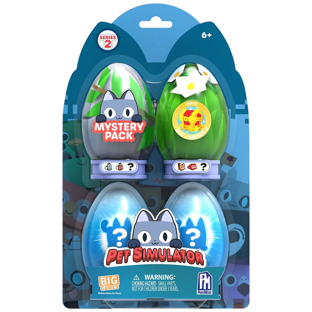 Pet Simulator Series-2 Mystery Pets 4 Pack | Smyths Toys UK