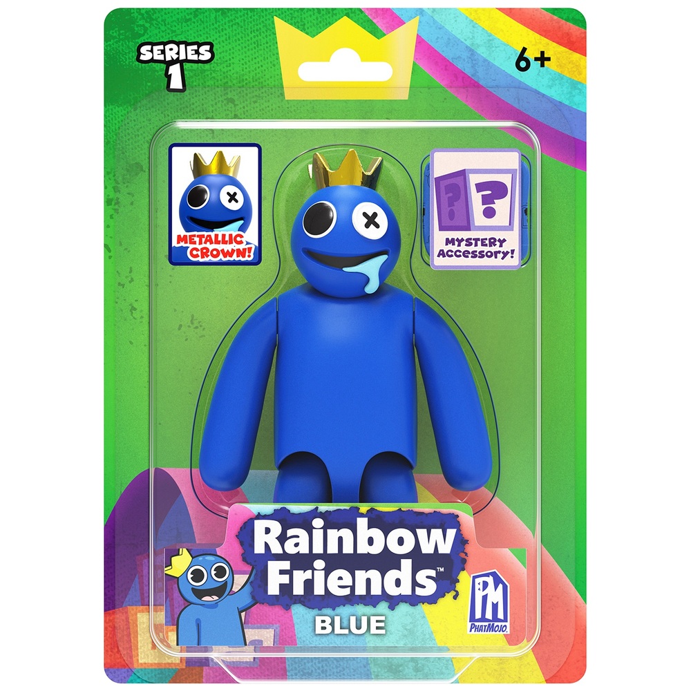  Rainbow Friends – Blue Action Figure (5 Tall Posable