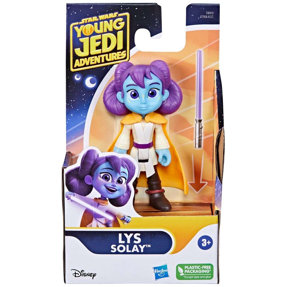 Star Wars Young Jedi Lys Solay Action Figure | Smyths Toys UK