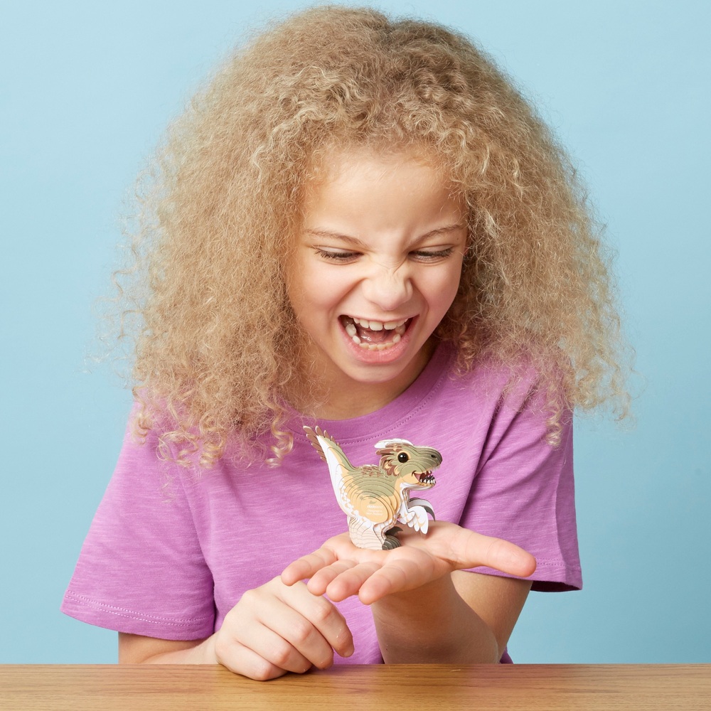 EUGY Raptor 3D Cardboard Model Kit Smyths Toys Ireland