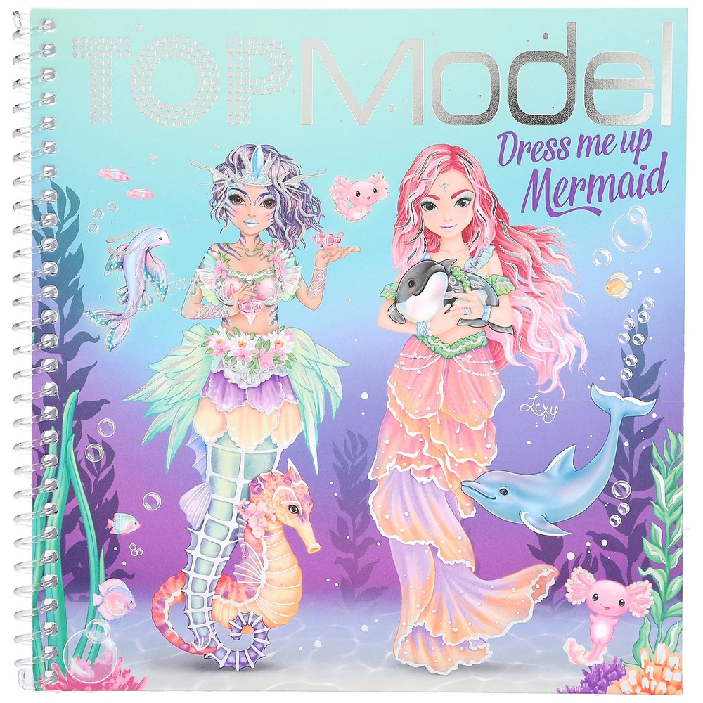 TOPModel Dress me up Stickerbook Mermaid