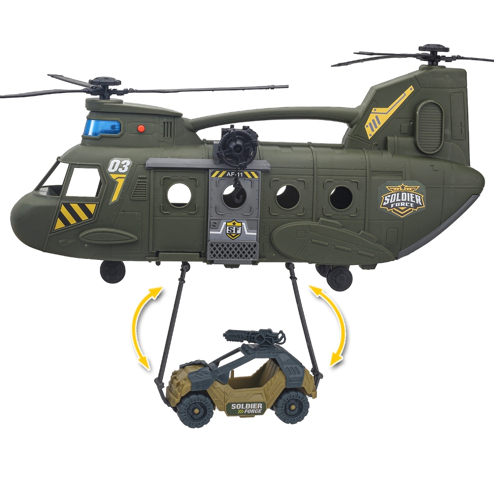 Coffret helicoptere de combat, figurines