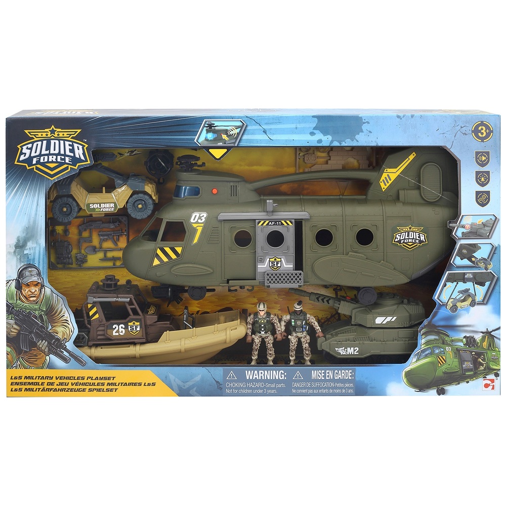 Soldier Force Military Vehicles Playset Smyths Toys UK