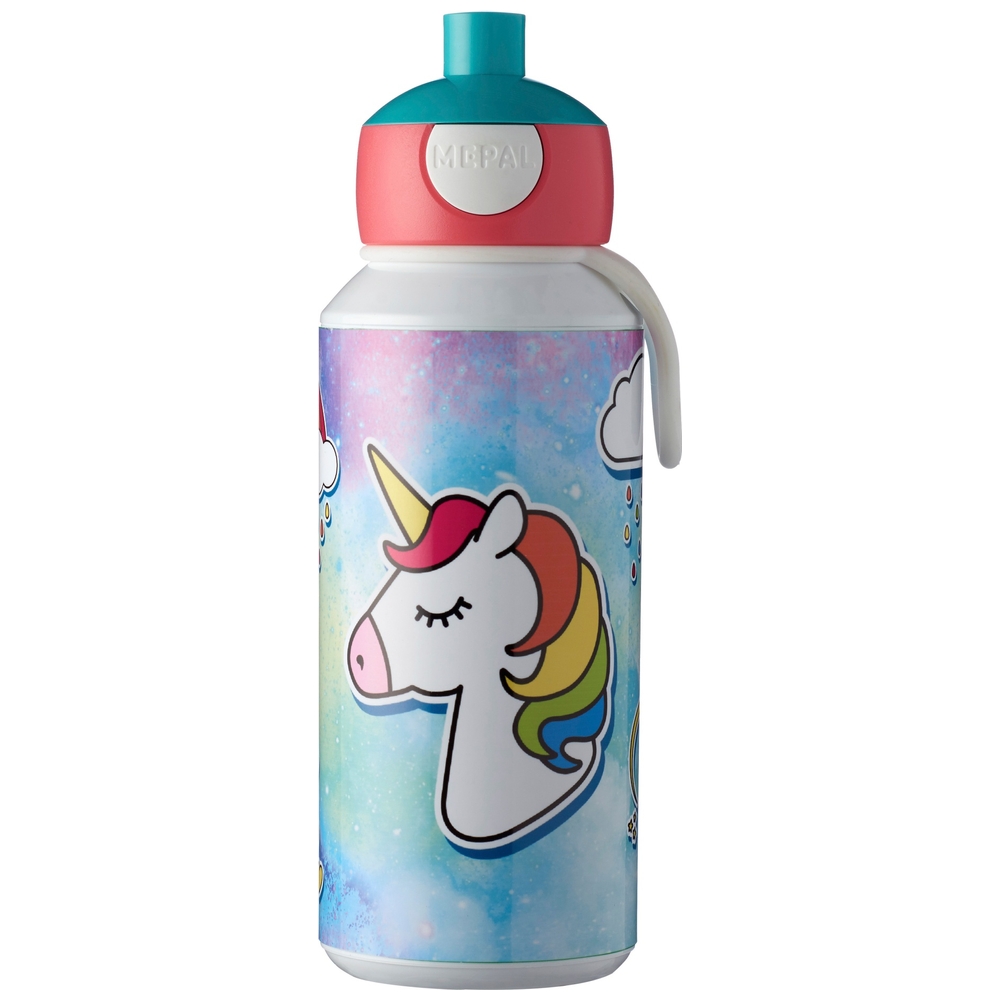 liberaal moeilijk Senator Mepal Drinkfles pop-up Campus 400 ml - Unicorn | Smyths Toys Nederland