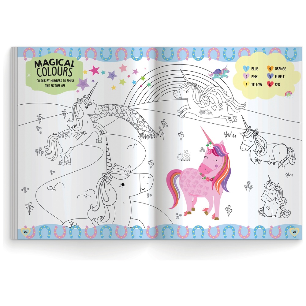 Unicorns And Rainbows Annual 2024 Smyths Toys UK   226316 2 