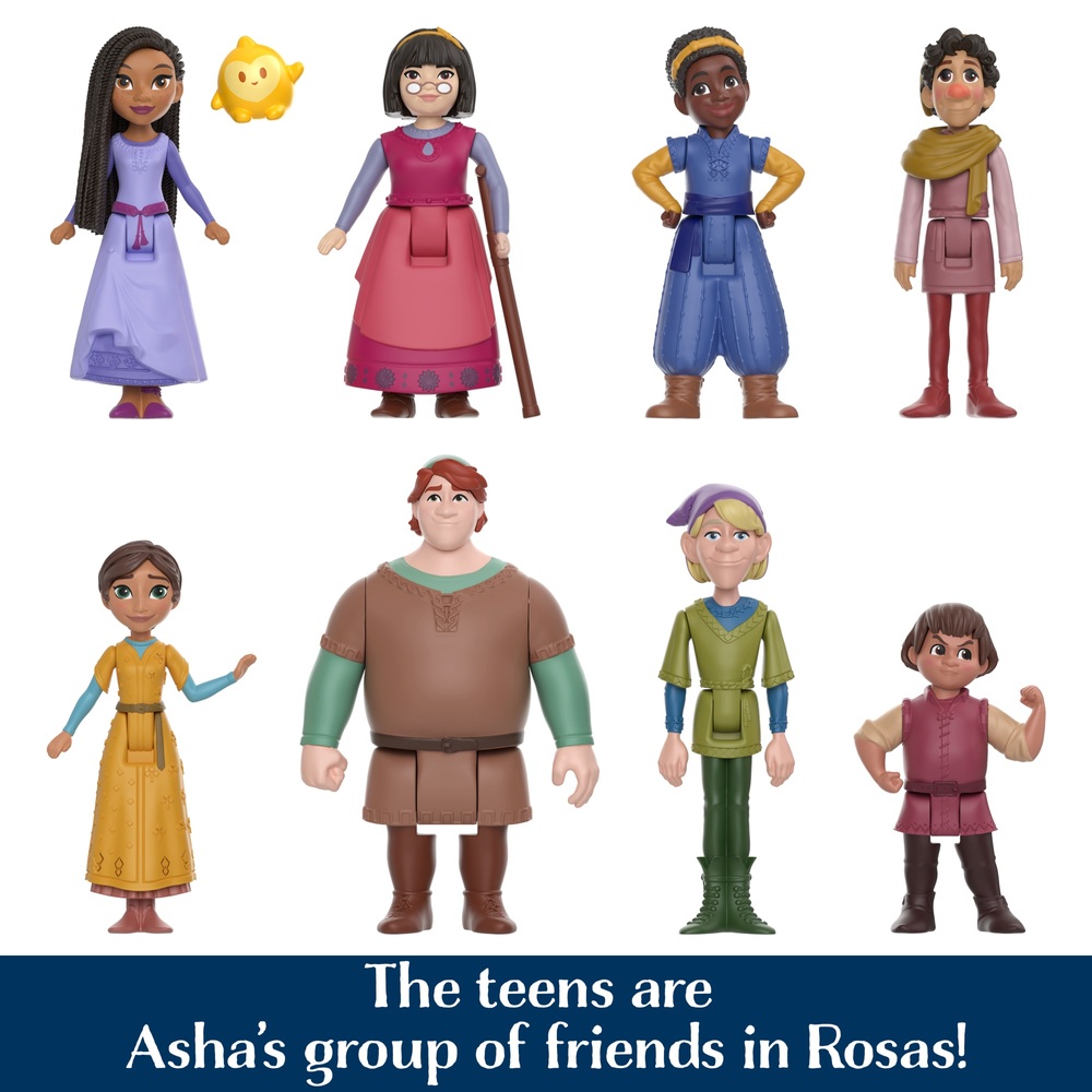 Disney Wish Asha & Friends Small Doll Figure Set | Smyths Toys UK