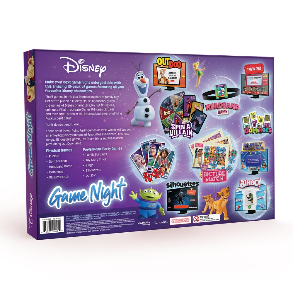 Disney Game Night 10-in-1 Board Game | Smyths Toys UK