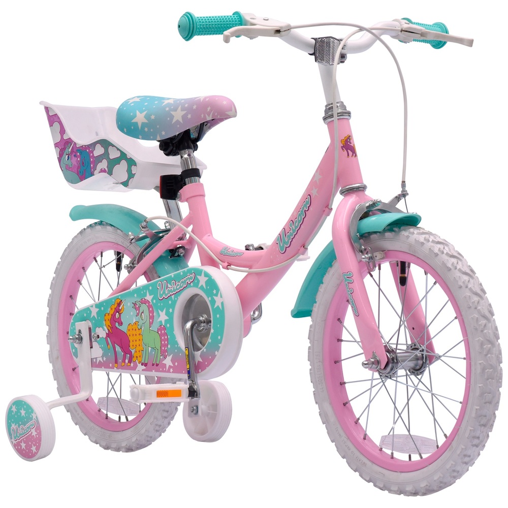 Vélo enfant Licorne avec pannier TOPLIFE