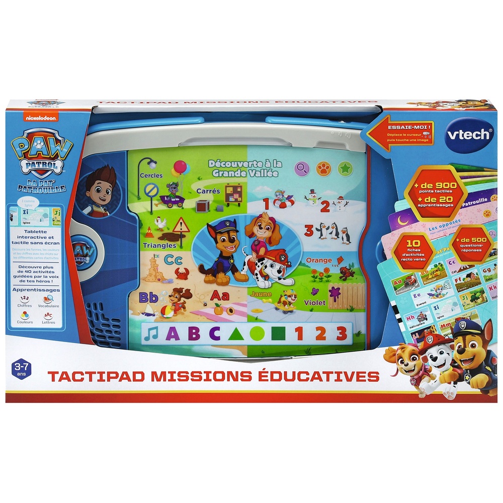 Tablette TactiPad missions éducatives - Pat Patrouille VTech