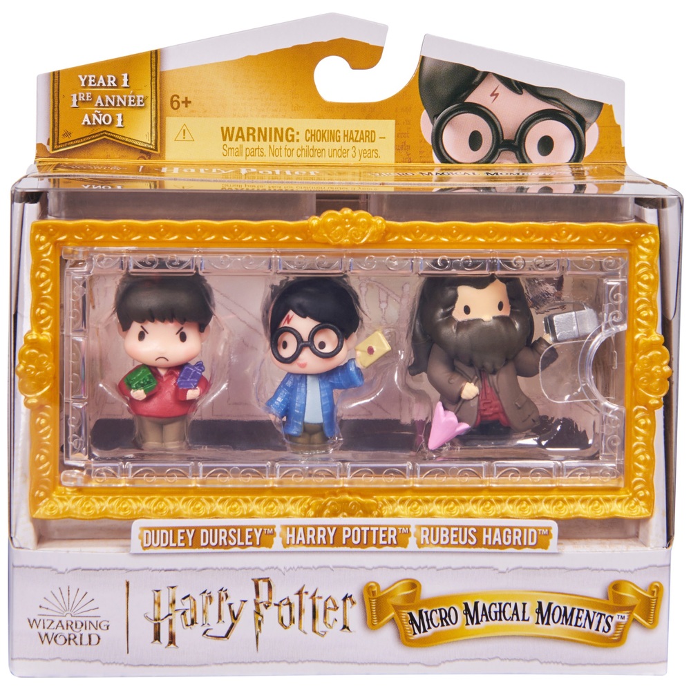 Wizarding World Harry Potter Micro Magical MomentsFigurenset mit Harry, Hagrid und Dudley