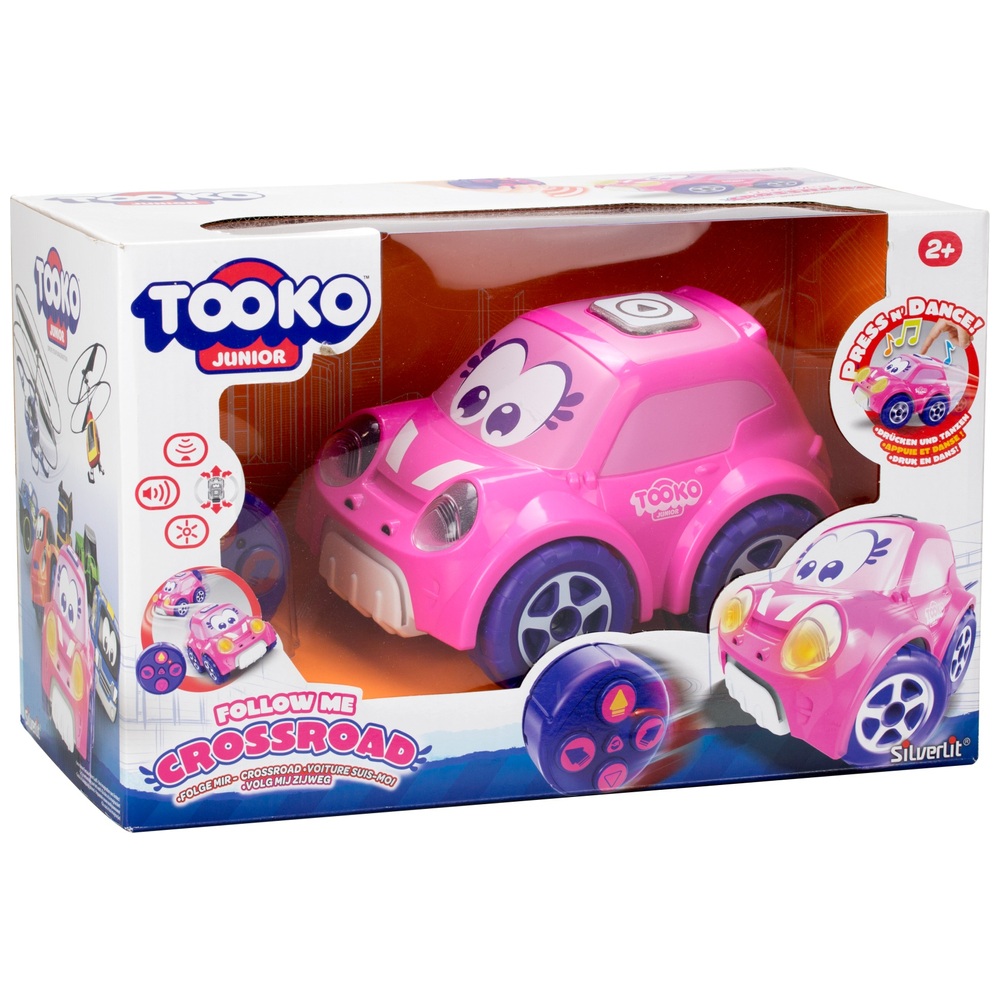 Tooko - voiture telecommandee rose fonction suis moi