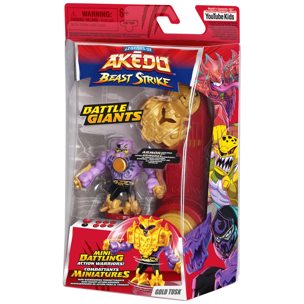 Akedo - Beast Strike Figurine Gold Tusk