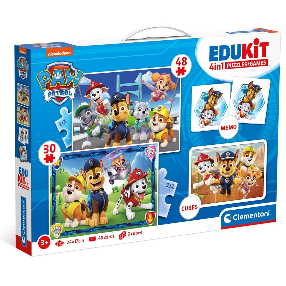 Clementoni Puzzle Edukit 4 en 1 La Pat'Patrouille Smyths Toys France