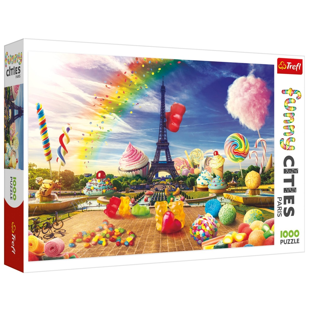 Trefl Funny Cities Paris 1000 Piece Jigsaw Puzzle Smyths Toys UK