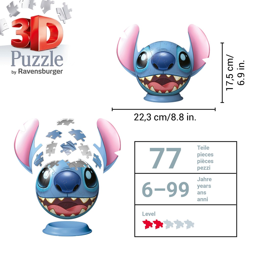 Ravensburger Stitch 72 Piece 3D Jigsaw Puzzle