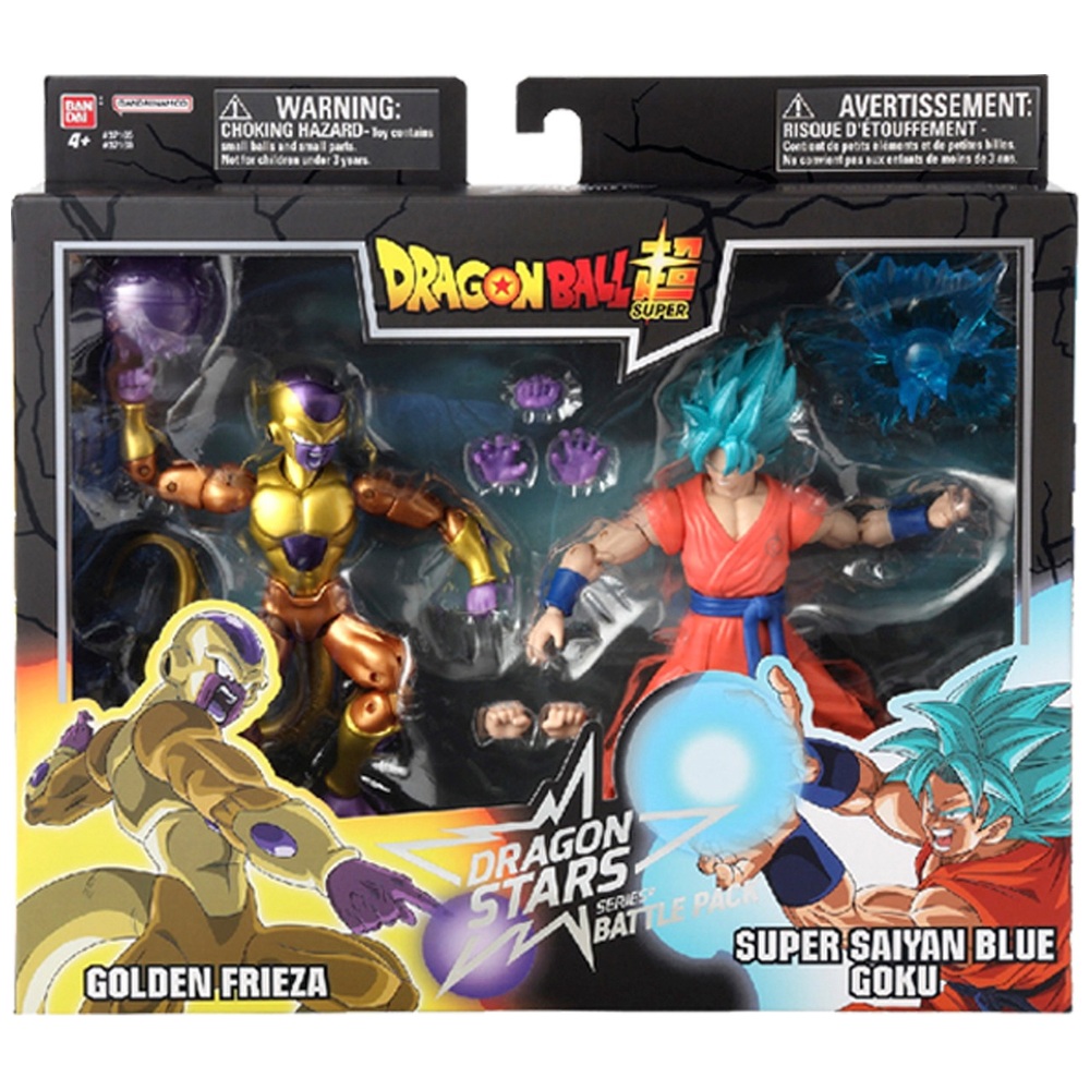 Dragon Ball Dragon Stars Battle Pack - Super Saiyan Blue Goku vs Golden ...