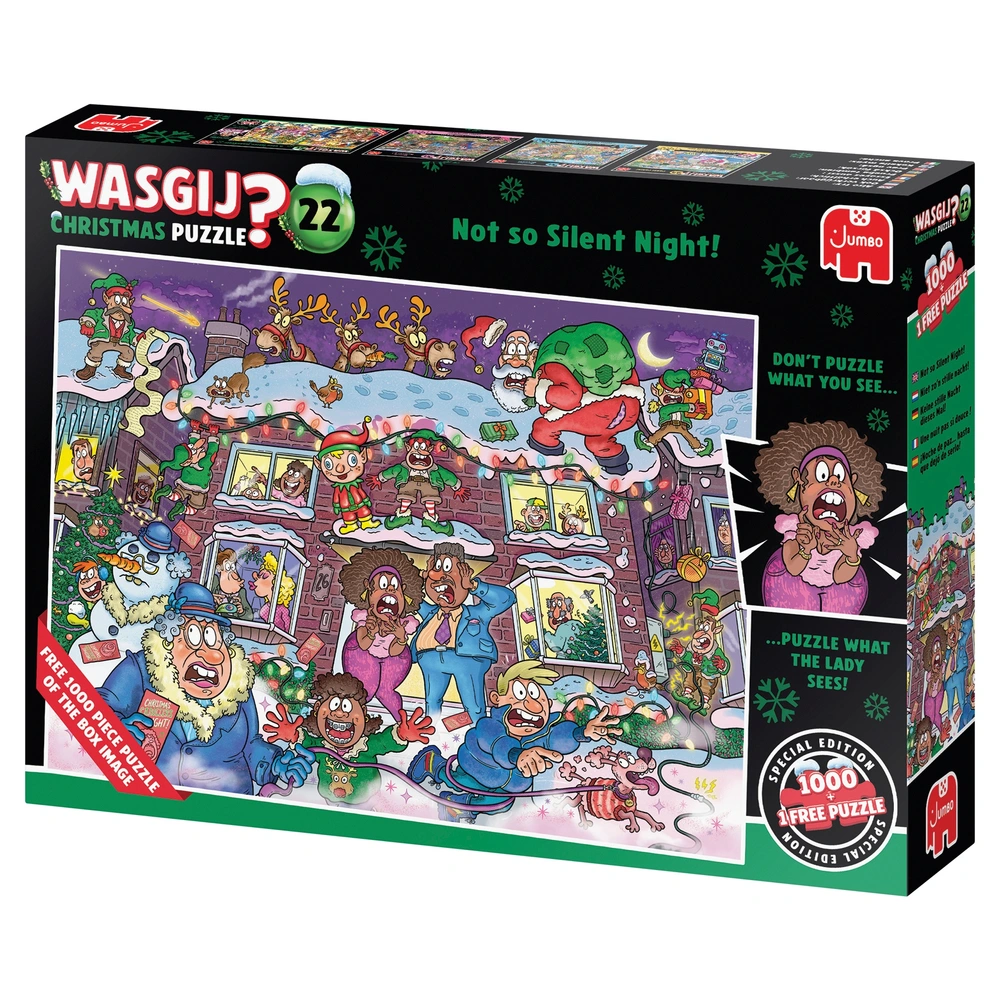 Wasgij Puzzel Christmas 22 Niet zo'n stille nacht! 2x1000 Stukjes