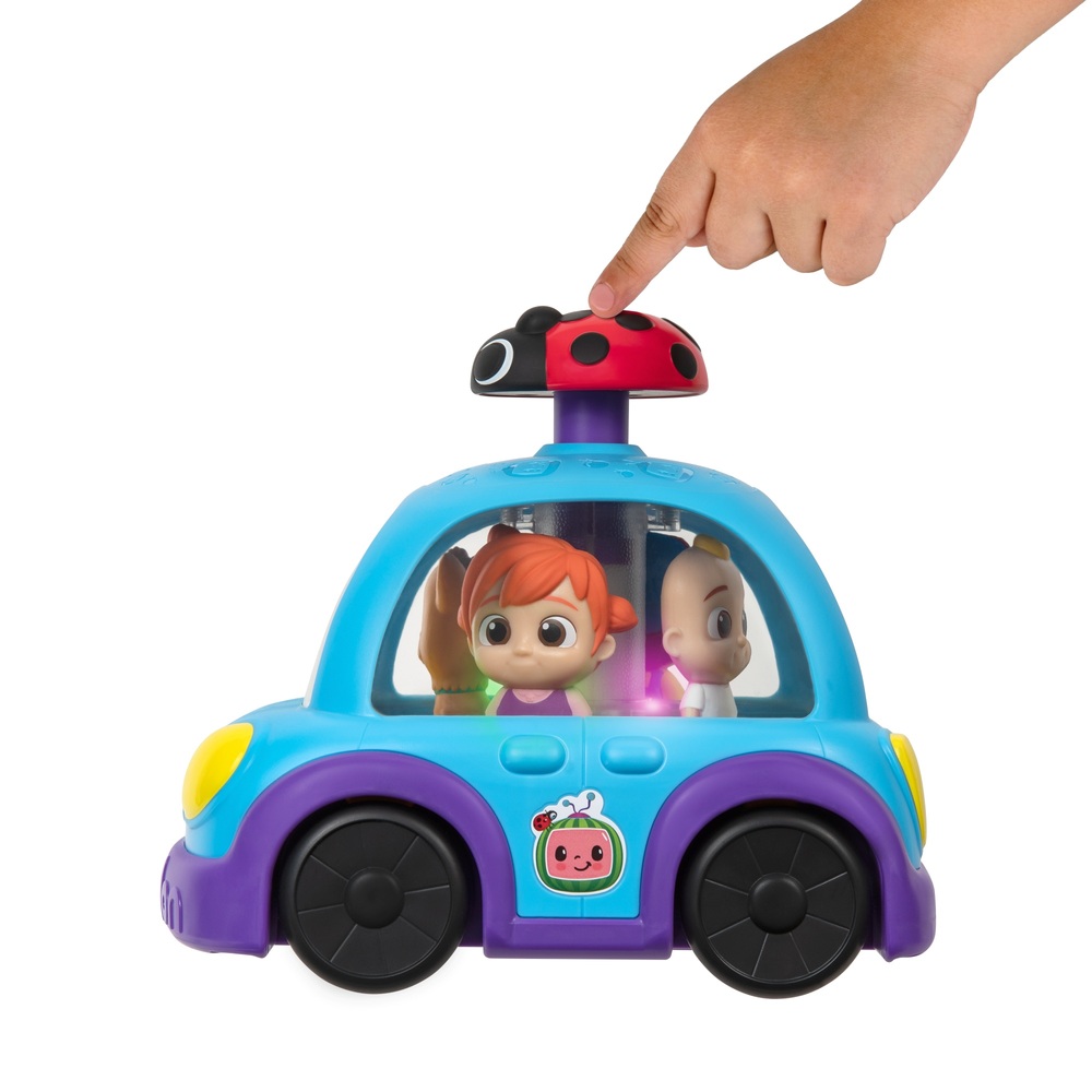 CoComelon Toy Musical Light-Up Push ‘N Sing Family Car | Smyths Toys UK