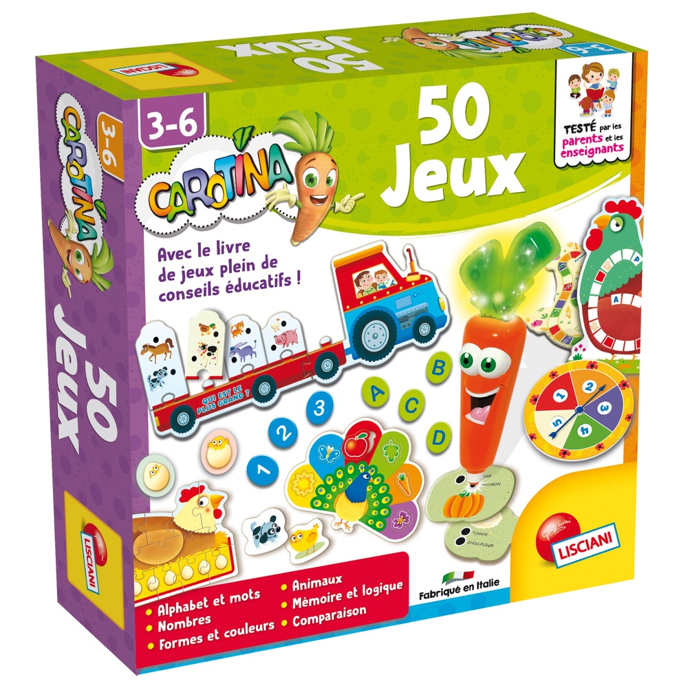 Carotina 50 Jeux Parlants | Smyths Toys France