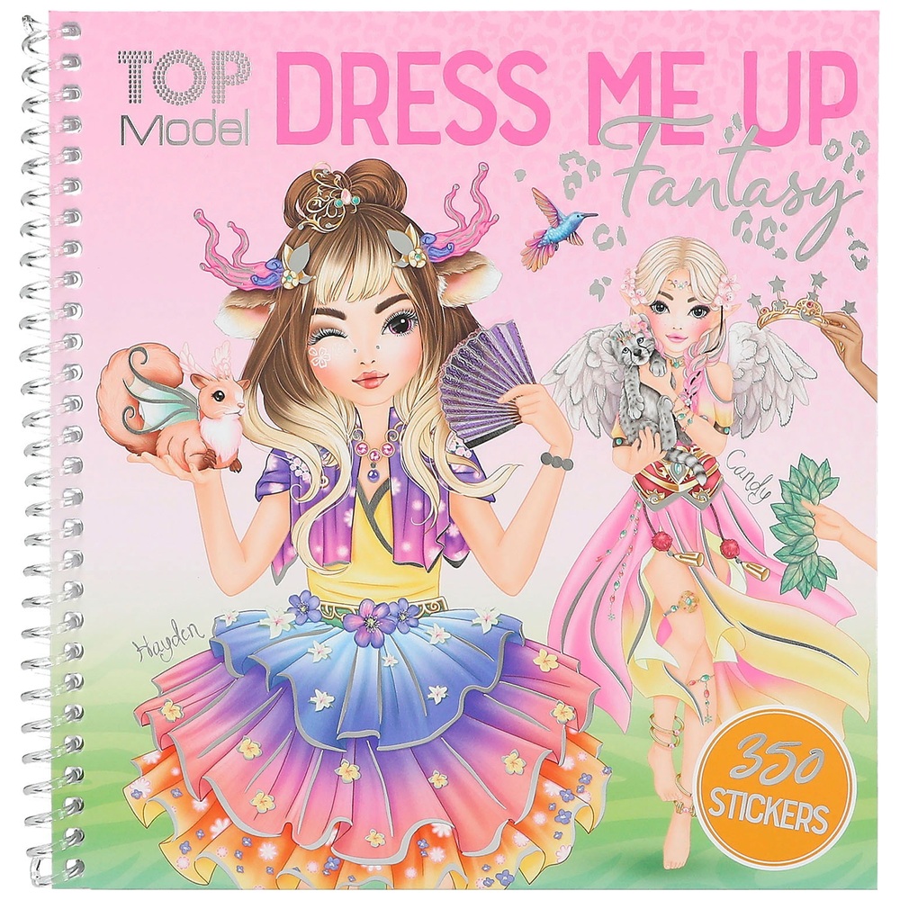 TOPModel Dress Me Up Fantasy Stickerbuch Smyths Toys Schweiz