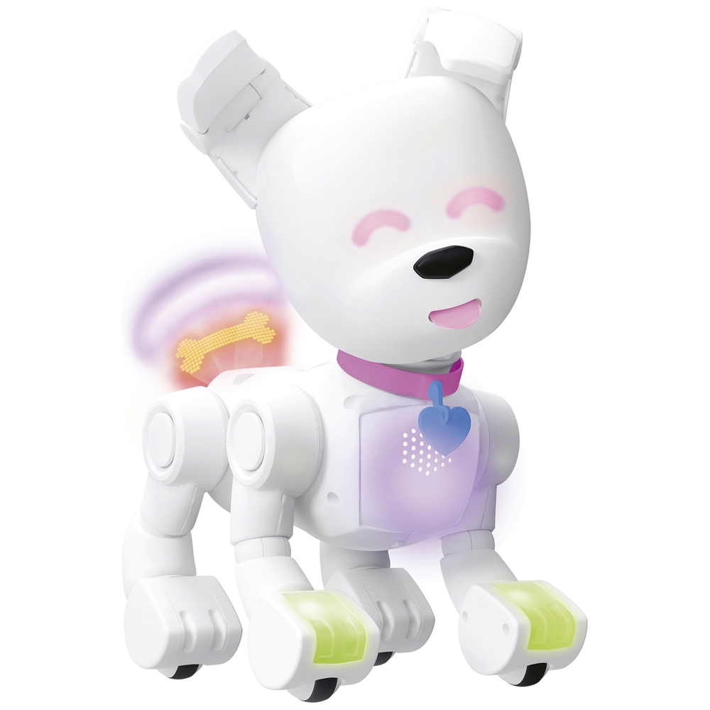 SUNNIMIX Simulation Mignon Intelligent Chien Électrique En Peluche Chiot  Doggy Robot Chien Jouet Enfant Jouets de Cadeaux de pour 3 4 5 Ans Enfants  Shiba Inu