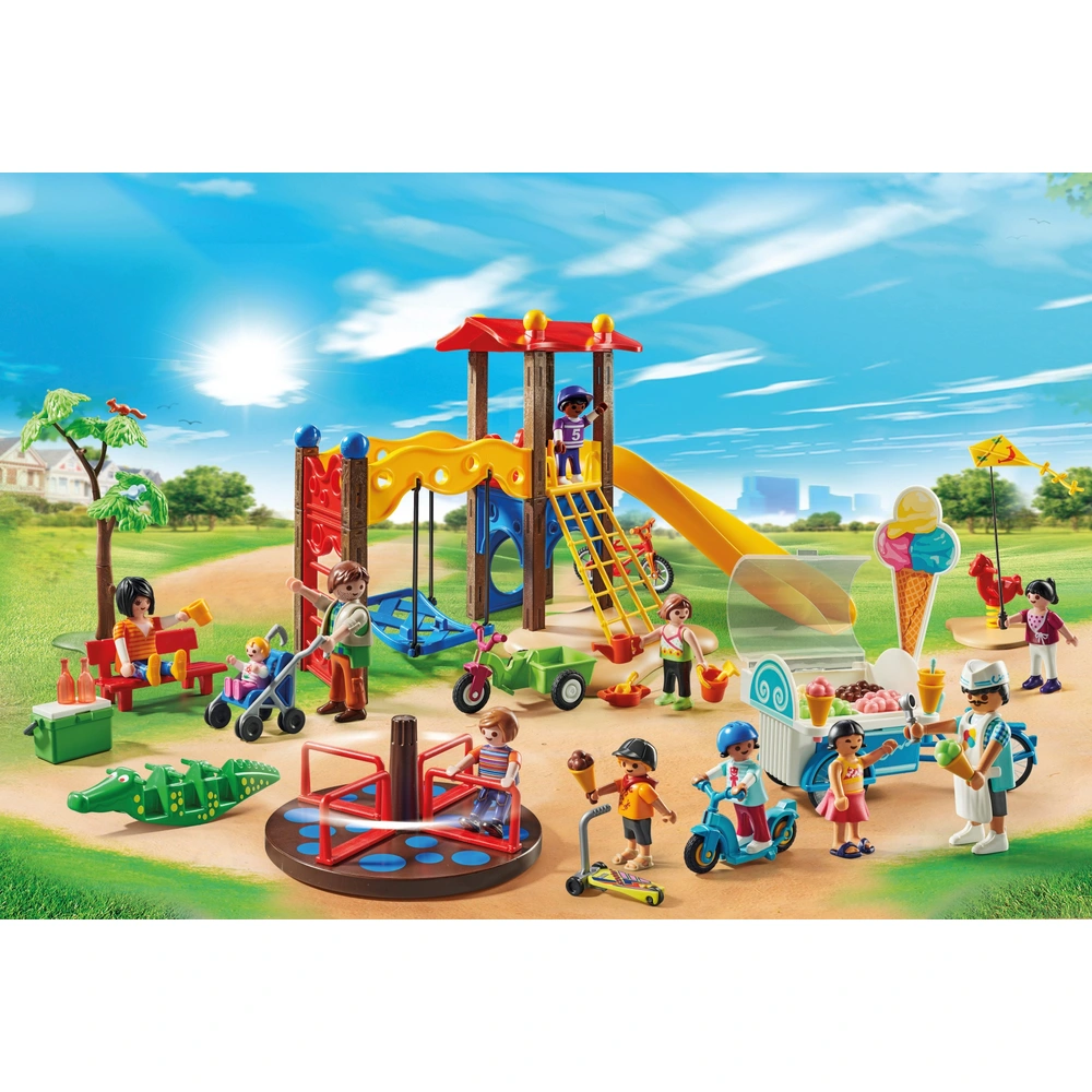 Playmobil Family Fun 71571 Playground 162 Piece Set Smyths Toys UK