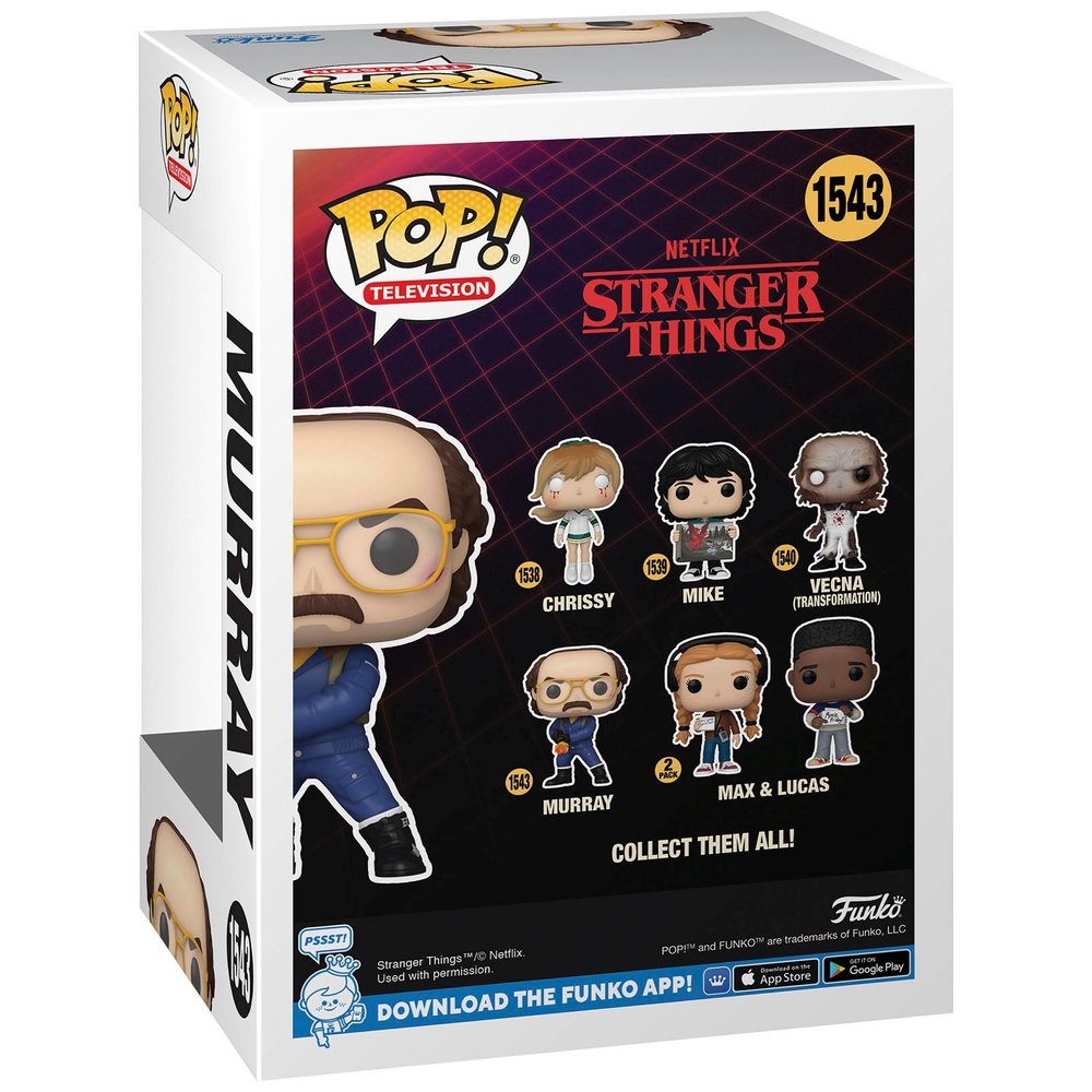 POP! Vinyl 1543: Netflix Stranger Things Murray | Smyths Toys UK