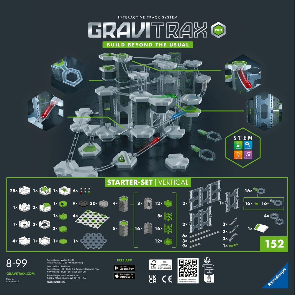 Ravensburger GraviTrax PRO Kit de démarrage Vertical