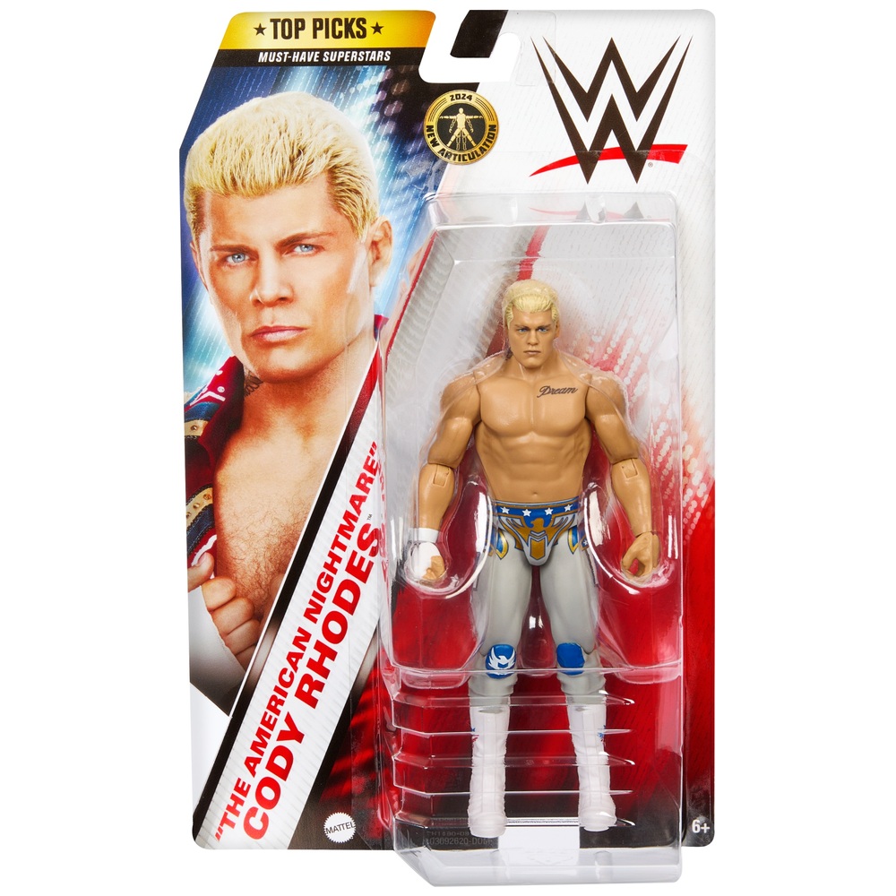 WWE Basic Top Picks Figur Cody Rhodes | Smyths Toys Österreich