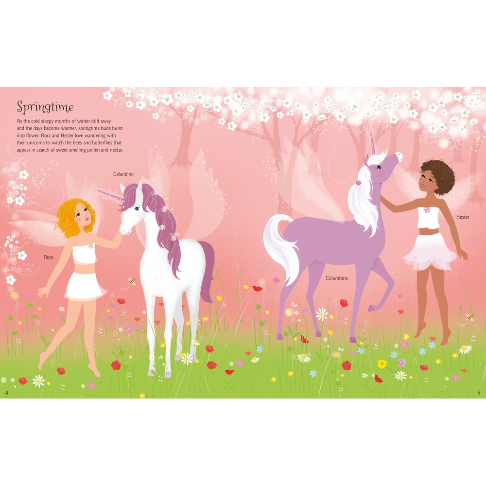 Usborne Activities Sticker Dolly Dressing Unicorns Book Smyths Toys Ireland