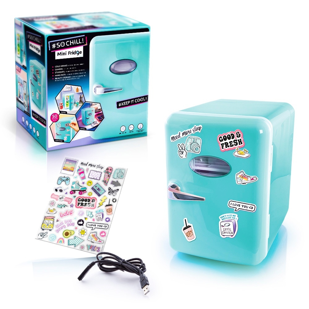 Canal Toys - Mini Frigo Gamer Chargeur USB, capacité 4L - Bleu - INF 037 :  : Gros électroménager