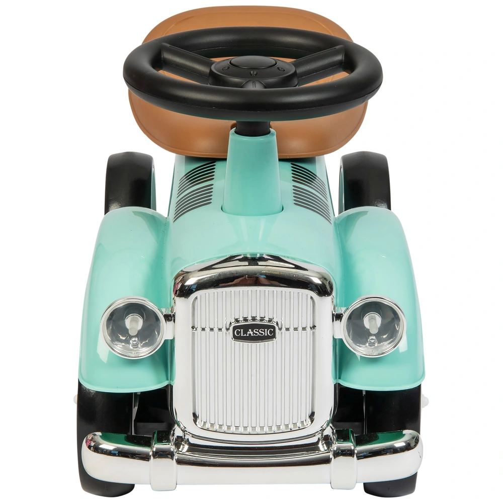 Vintage Toy Car Ride On Classic Roadster Car Push-Along Ride On